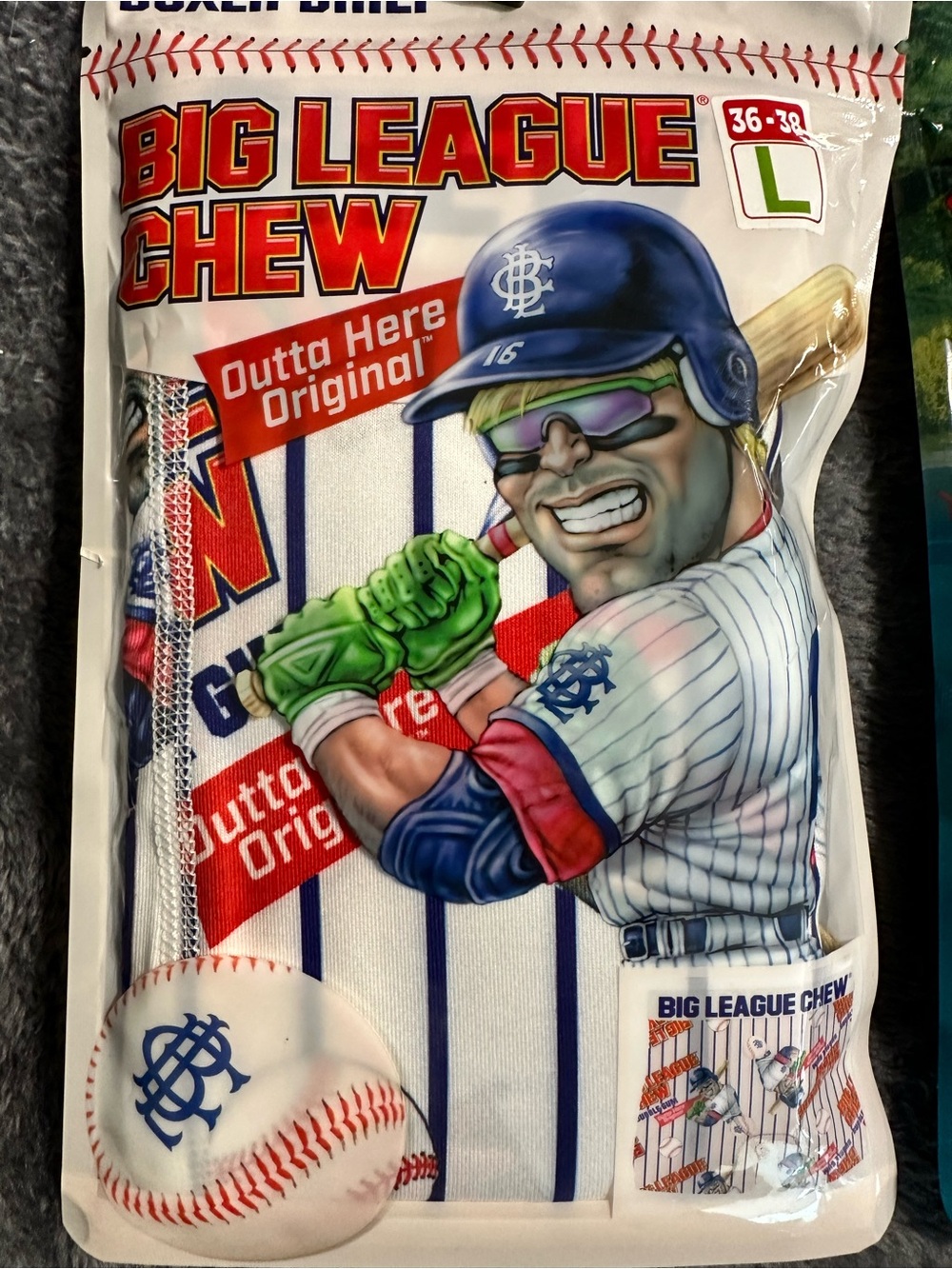 Big League Chew Men's Boxer Briefs Size L(36-38)